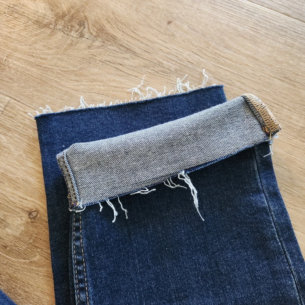NWT Gap Dark Indigo Blue Vintage Slim High Rise Jeans - Picture 5 of 8